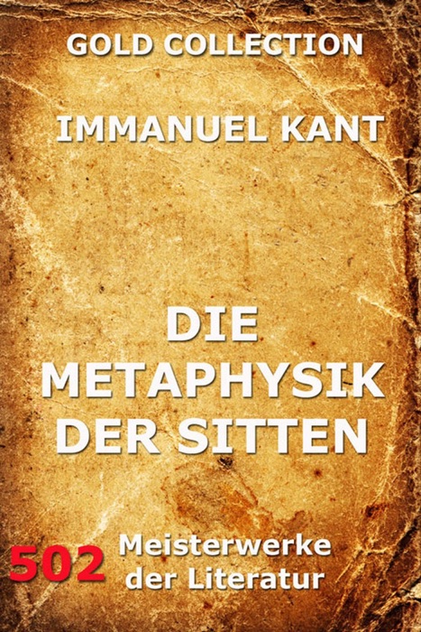 Die Metaphysik der Sitten