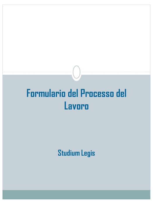 Formulario del Processo del Lavoro