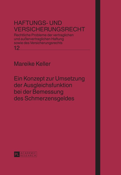 Ein Konzept zur Umsetzung der Ausgleichsfunktion bei der Bemessung des Schmerzensgeldes