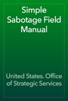 Simple Sabotage Field Manual