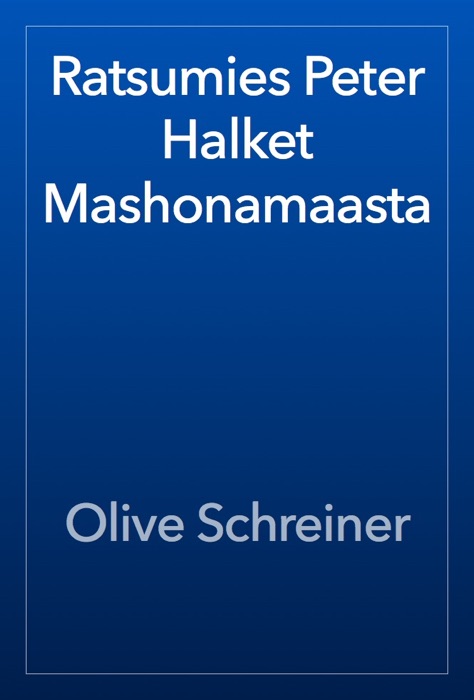 Ratsumies Peter Halket Mashonamaasta