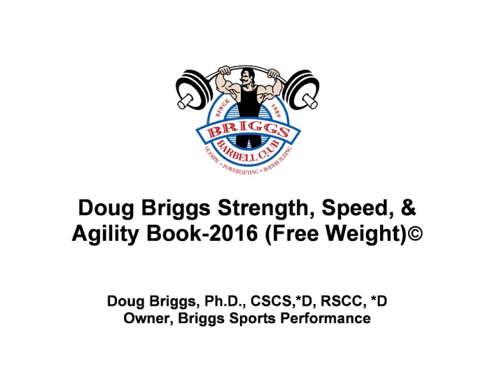 Doug Briggs Strength, Speed, & Agility Book 2016