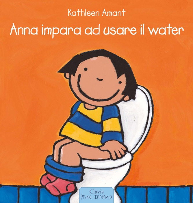 Anna impara ad usare il water