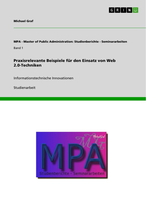 Praxisrelevante Beispiele für den Einsatz von Web 2.0-Techniken