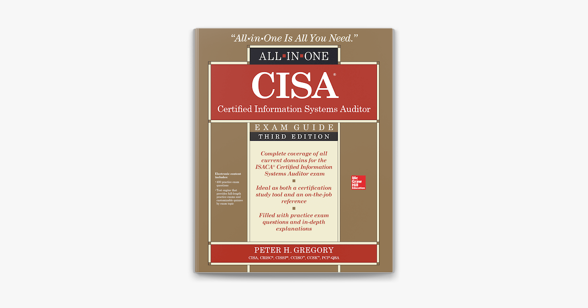 ‎CISA Certified Information Systems Auditor All in One Exam Guide