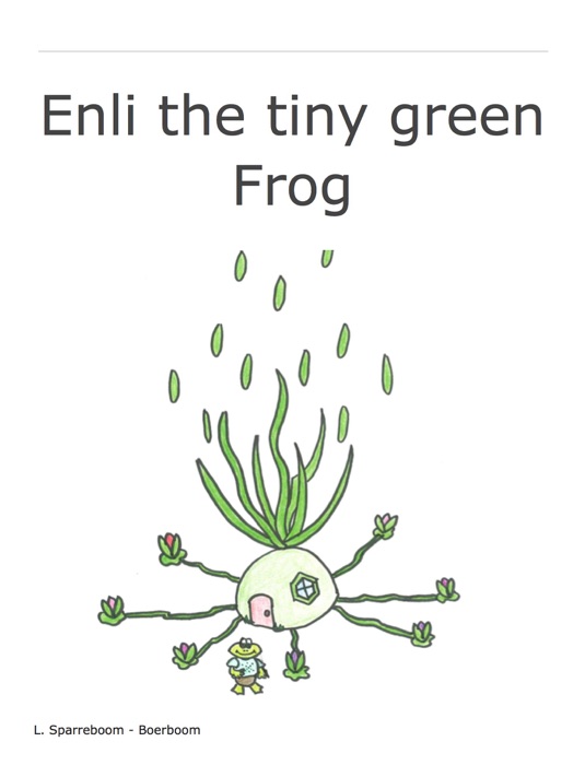 Enli the tiny green Frog