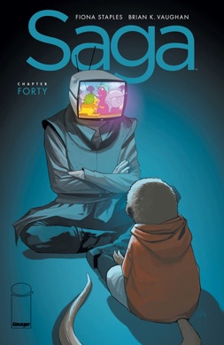 Capa do livro Saga de Brian K. Vaughan e Fiona Staples