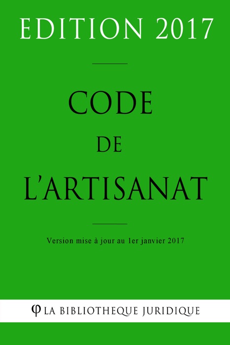Code de l'artisanat 2017