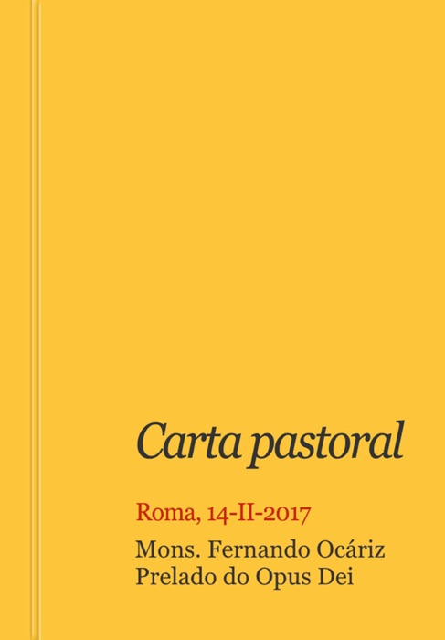 Carta Pastoral (14 Fev 2017)