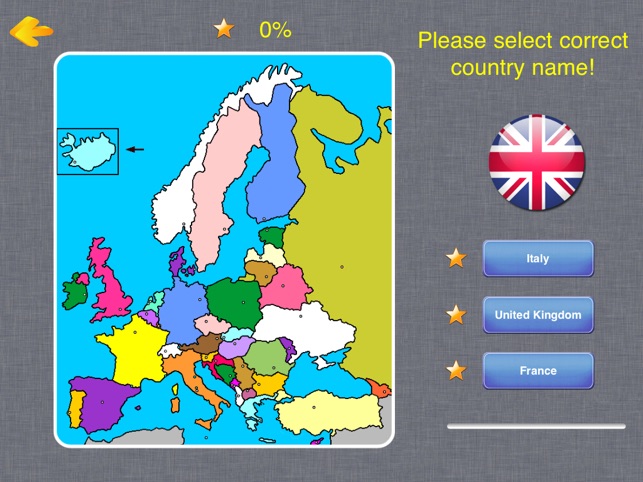 7 continents country flags game HD Lite(Europe)(圖1)-速報App