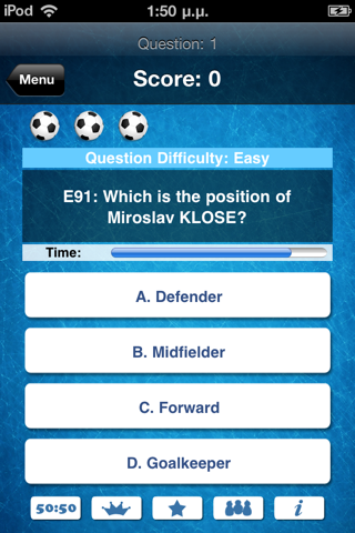 Football Masters Quiz Lite screenshot 2