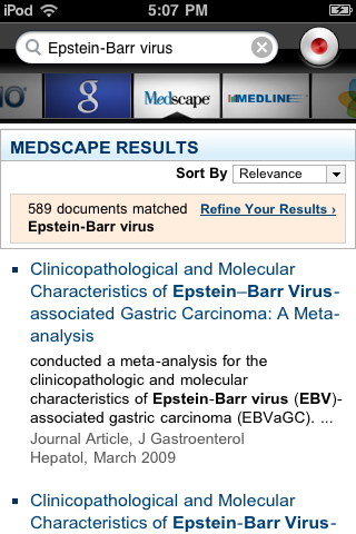 Dragon Medical Search screenshot 3