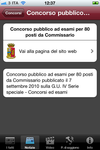 Polizia di Stato.it screenshot 3