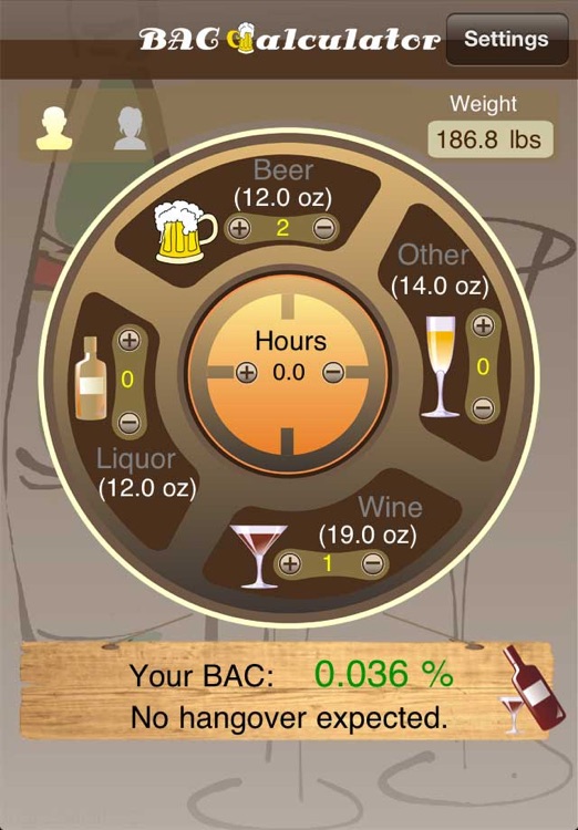 Alcohol Monitor – BAC Calculator