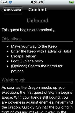 A Free Guide For Skyrim screenshot 2