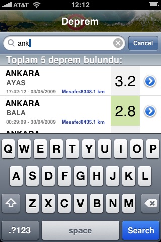 Deprem screenshot 4