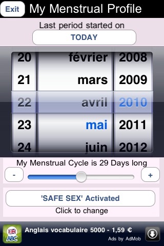 Safe Sex Calculator screenshot 2