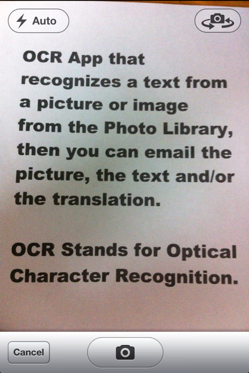 iOCR Optical Character Recognition