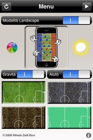 iSoccerFor2 (The First Foosball Game) screenshot 2