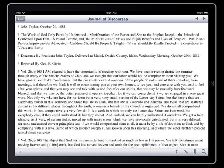 LDS Journal of Discourses for iPad screenshot-4