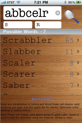 Word Finder screenshot 2