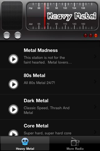 Heavy Metal Radio FM screenshot 2