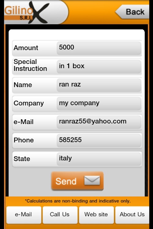 Gilinox Metal Weight Calculator screenshot-3