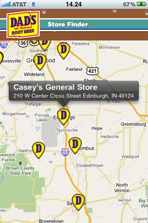 Dad's Root Beer Store Locator(圖2)-速報App