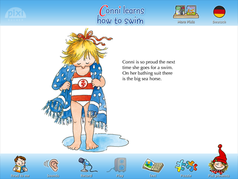 Pixie Book "Connie Learns How to Swim" screenshot 4