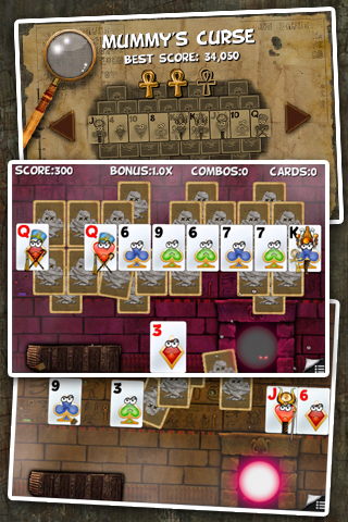 Tricky Tut Solitaire screenshot 2