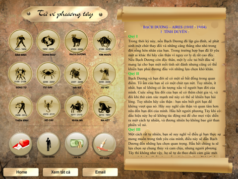 Tử Vi Đông Tây HD ( Tử Vi trọn đời & Tử Vi 2011 ) screenshot 3