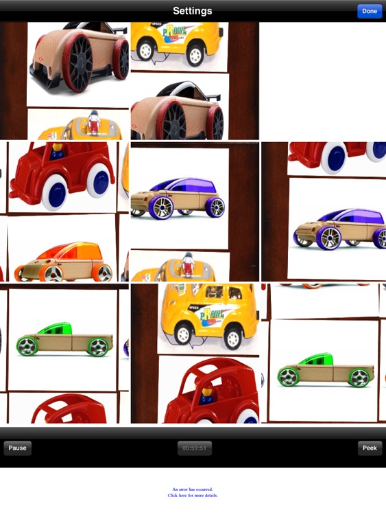 Toy Cars Matching Game with Slider Puzzle screenshot-4
