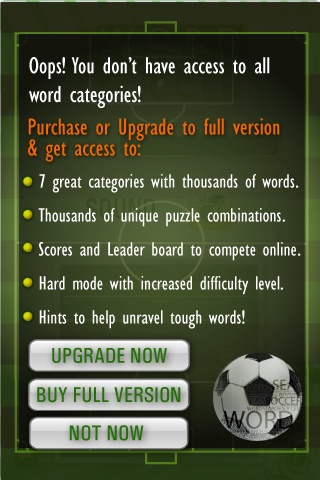 Word Search Soccer Lite screenshot-4