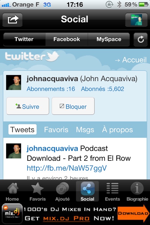 John Acquaviva by mix.dj screenshot-3