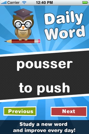 French Daily Word!