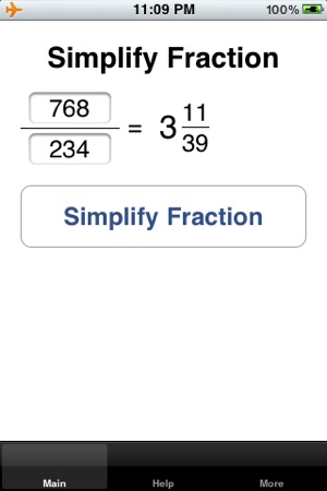 Simplify Fraction