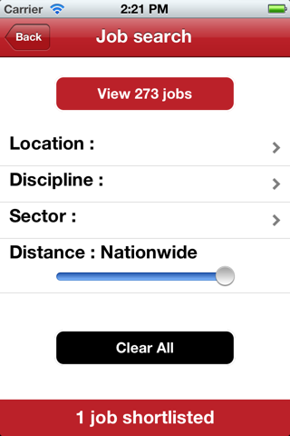 ClinicalJobs screenshot 2