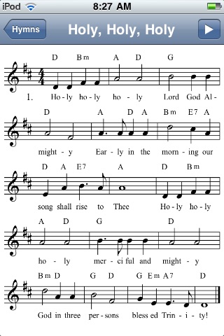 Hymnal.