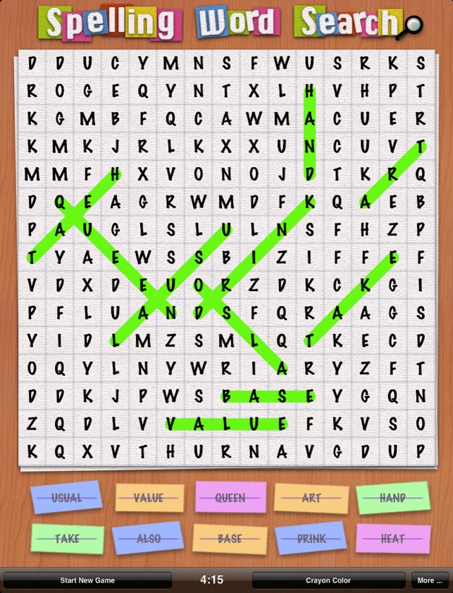 Word Search for iPad Free – Young Readers Edition(圖1)-速報App