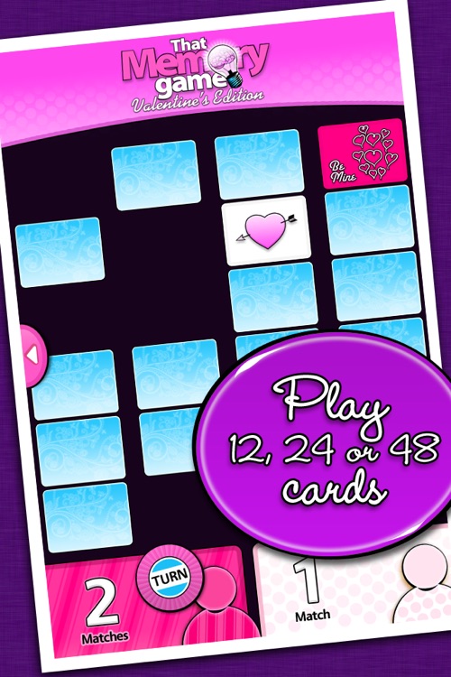 That Memory Game Valentine's Day Edition A Memory Matching Game of Concentration