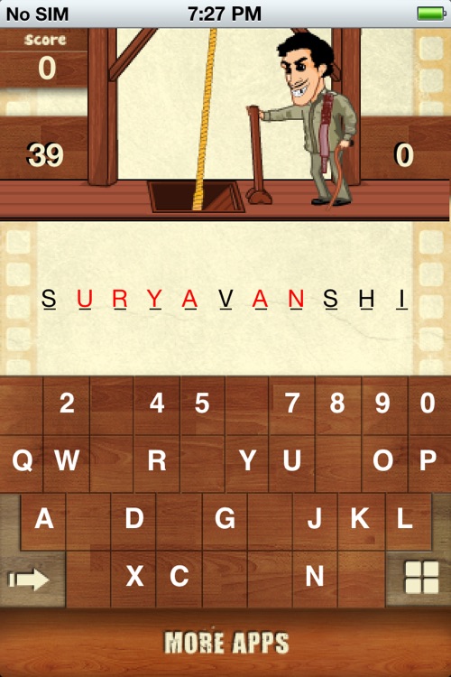 Hangman Bollywood For iPhone screenshot-4