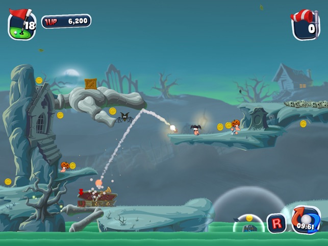 ‎Worms Crazy Golf HD Screenshot