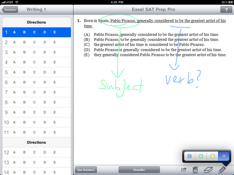 SAT Prep Pro - Over 200 Practice Questions with INSTANT Lessons screenshot 3