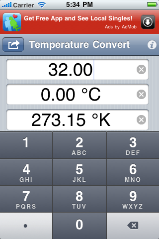 Temperature Convert screenshot 2