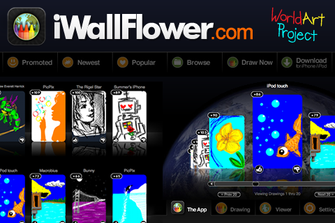 Скриншот из iWallFlower HD - World Art Project - Participate!
