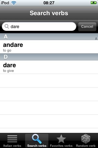Italian Verbs Free screenshot 3