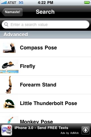 Yoga Trainer Lite screenshot 3