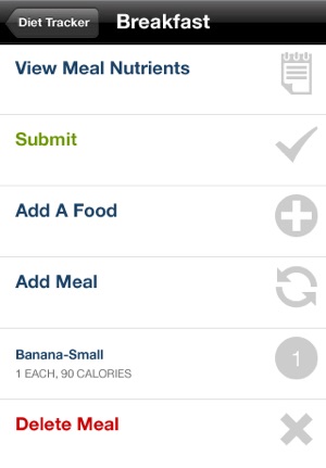workout and diet tracker