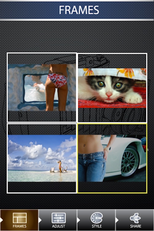 Photo Frame Free- ix/mess/stitch/FX/HDR