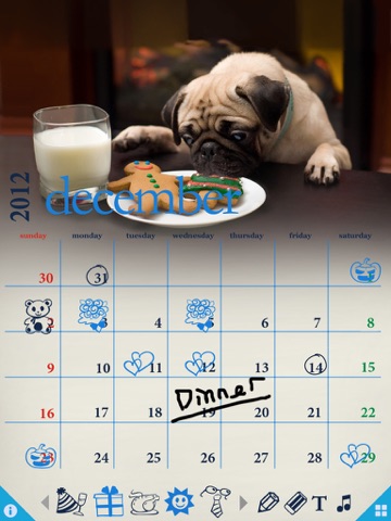 Calendar 2012 HD screenshot 3